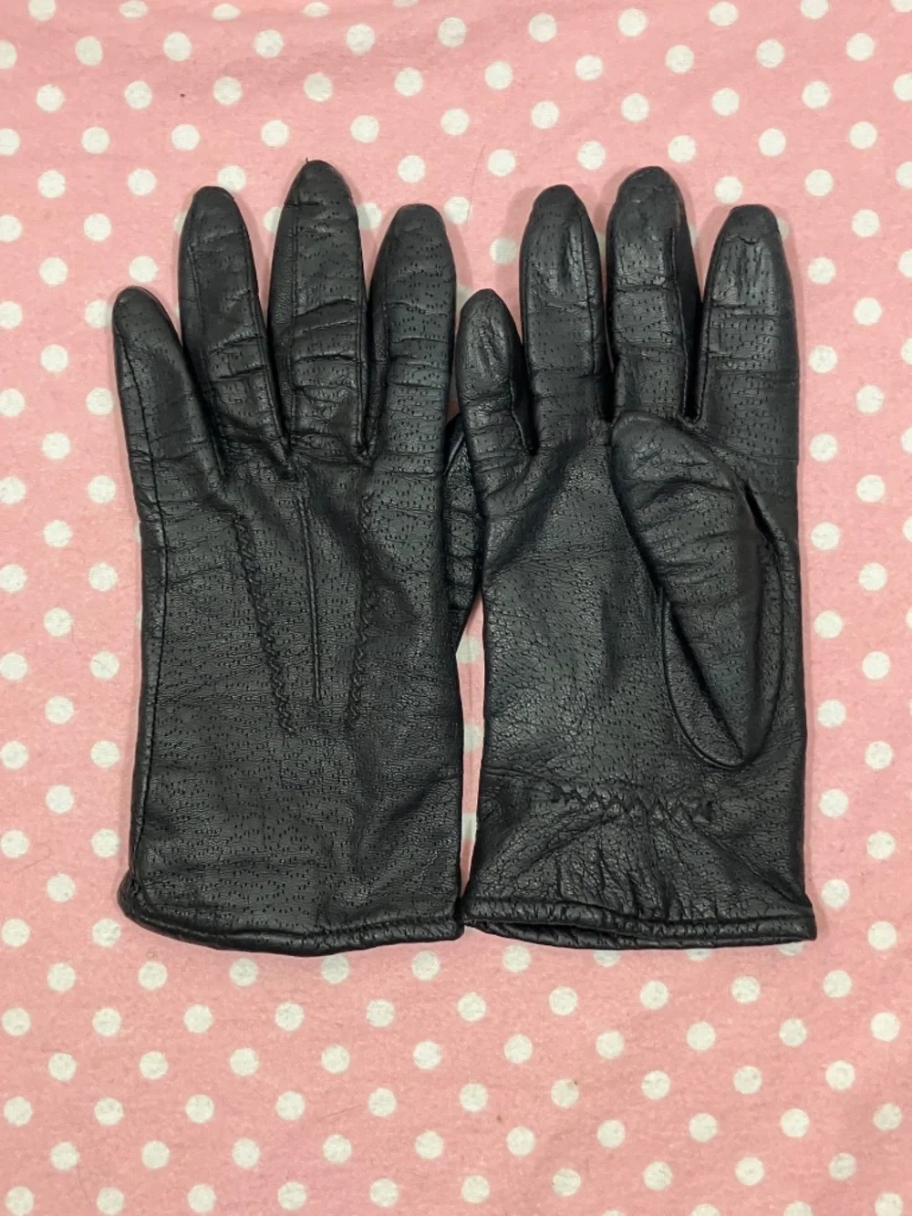 Vintage Fownes Leather gloves 7 1/2